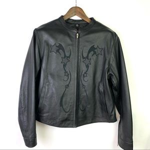 First Classics Leather Biker Jacket XL
